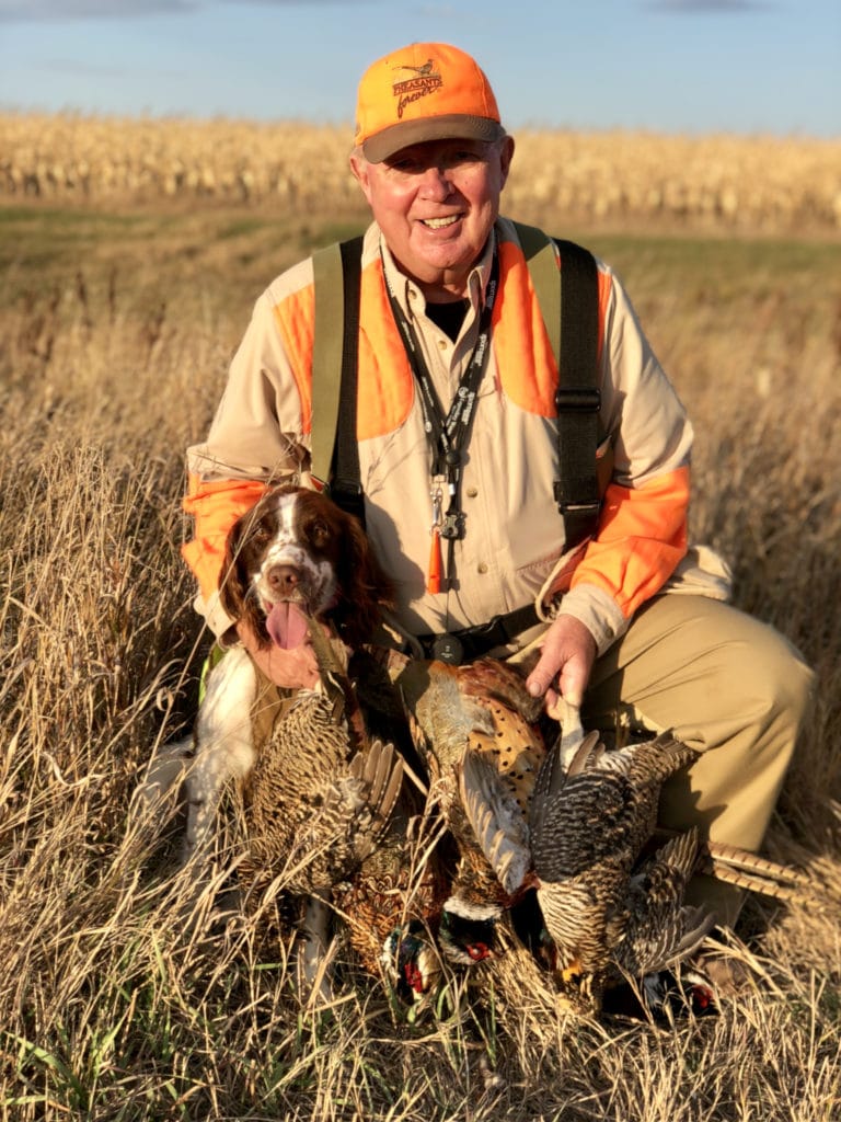 A Pheasant Hunter and his Springer Spaniel