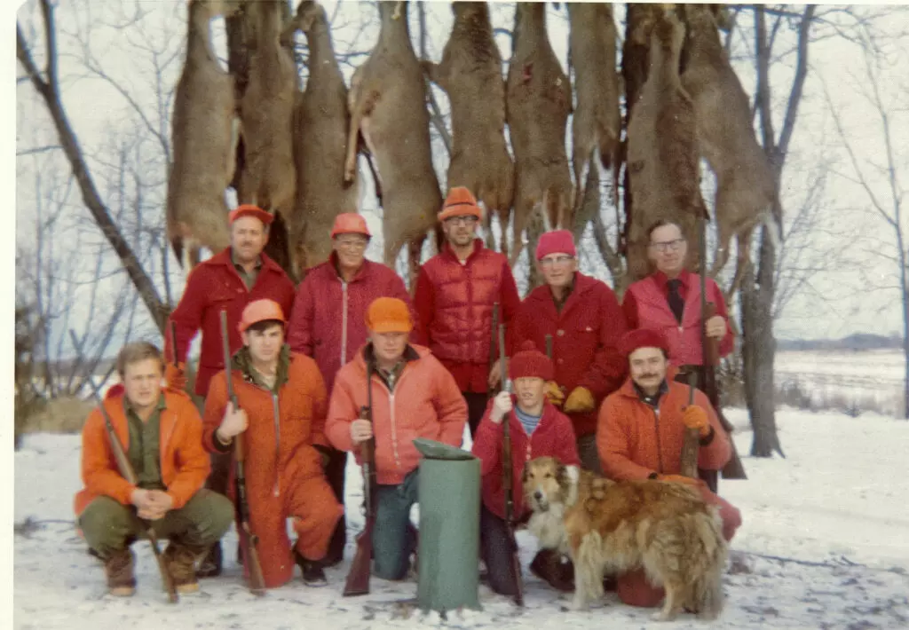 vintage deer hunting photo