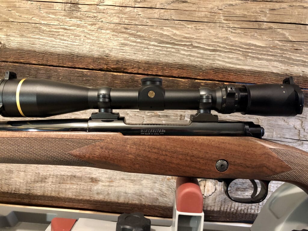 Leupold Dual Dovetail Scope Mounts on a Winchester Model 70 Super Grade