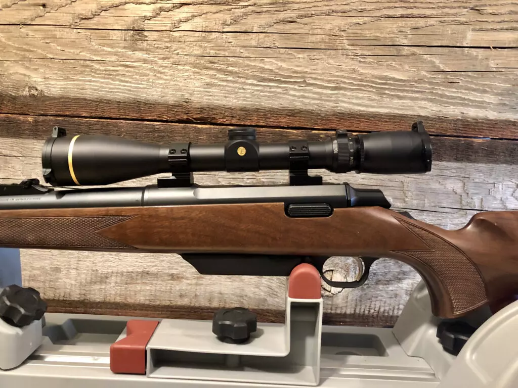 Talley Single Piece Mounts on a Browning A-Bolt Shotgun