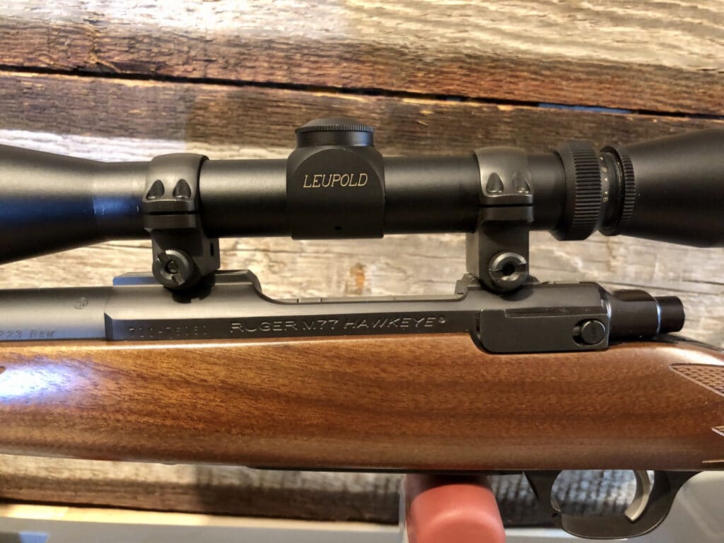 Ruger has their own proprietary single piece ring and mount. Here's an example on a Ruger M77 Hawkeye