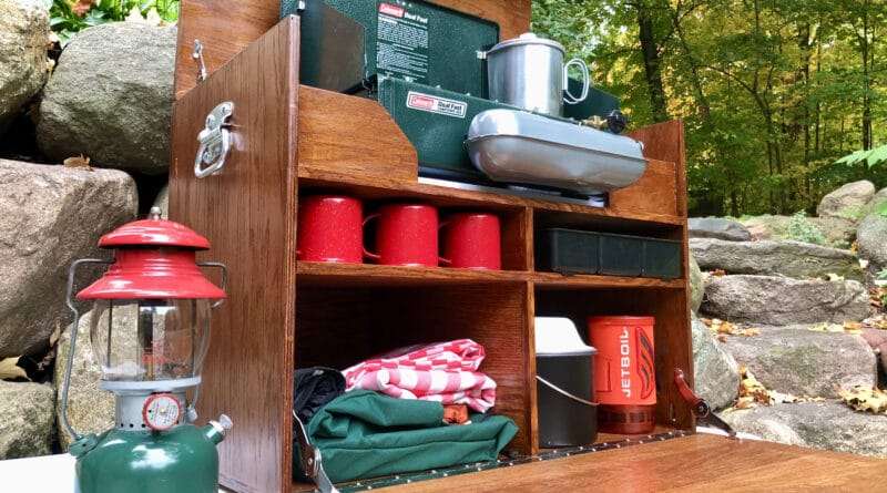 Camp kitchen chuck box