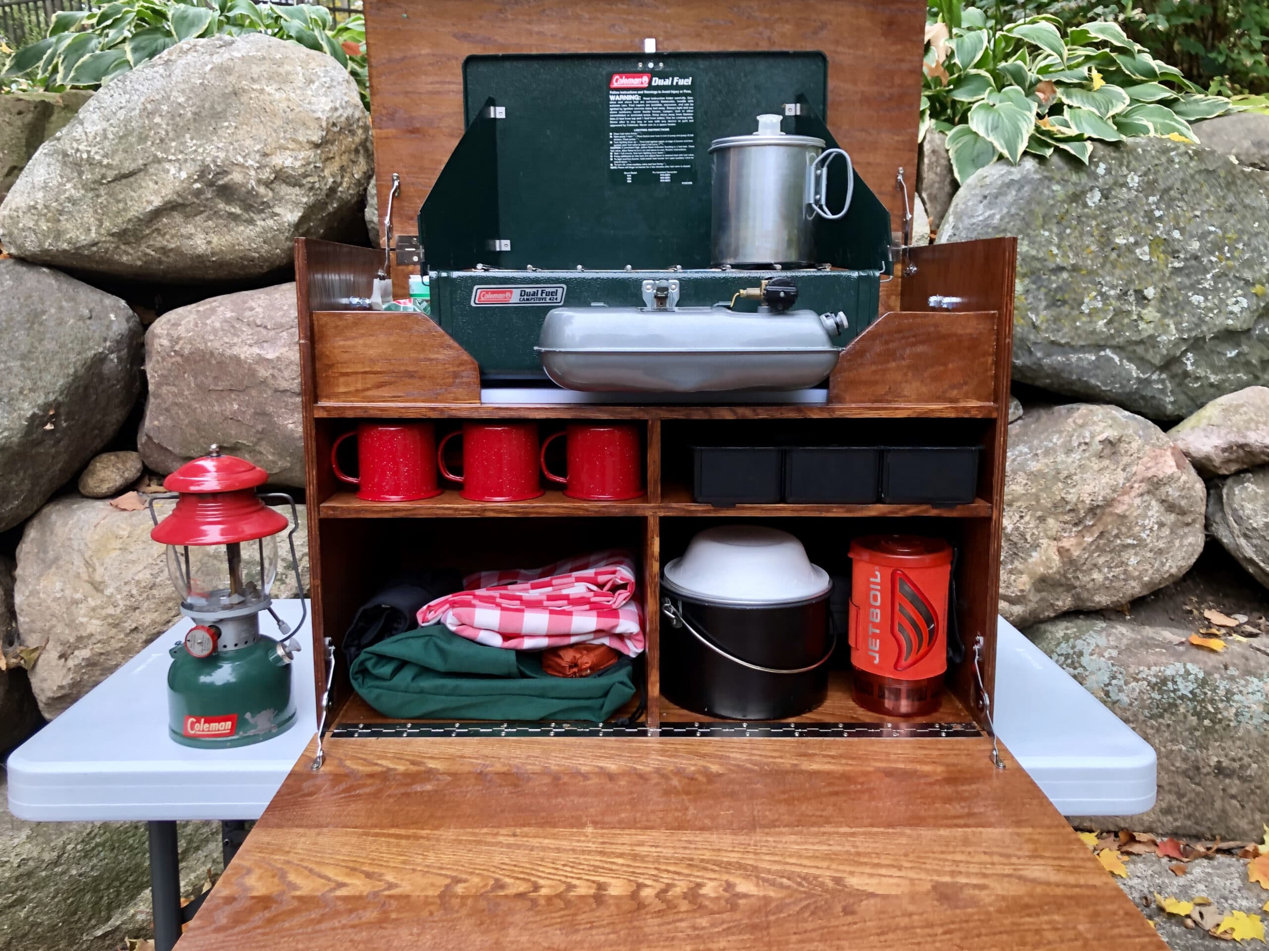 The Chuck Box Camp Kitchen with Sink