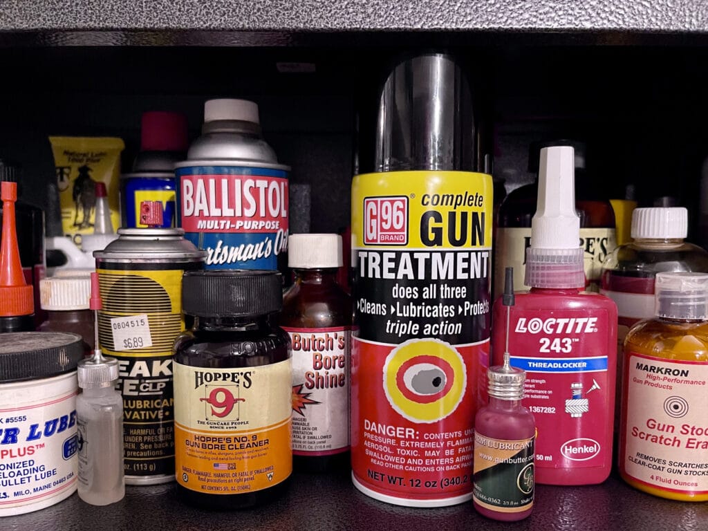 gun cleaning chemicals and solvents