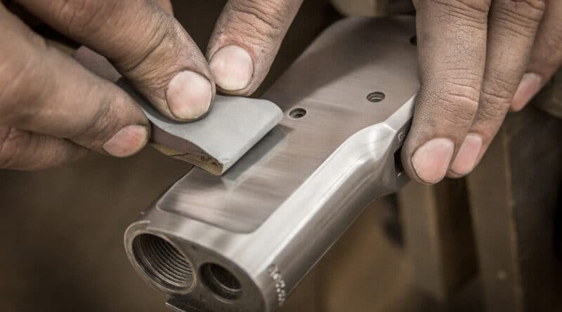 Winchester receiver polishing