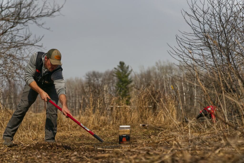 Preparing a no-till food plot