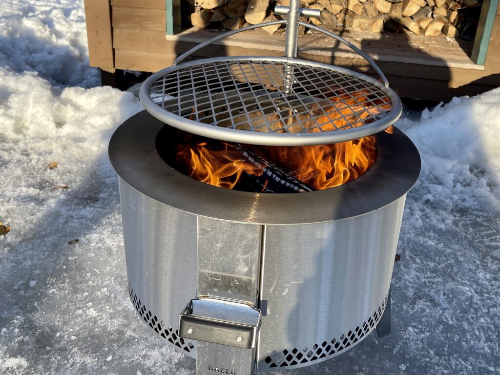 Breeo Y Series Portable Fire Pit with Outpost Grill