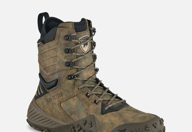 VaprTrek waterproof leather camo boot